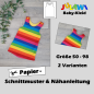 Mobile Preview: JULAWI Baby-Kleid eBook-Schnittmuster Gr50-98